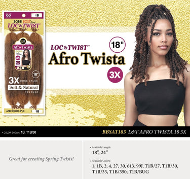 BOBBI BOSS LOC & TWIST 3X AFRO TWISTA BRAIDS 24